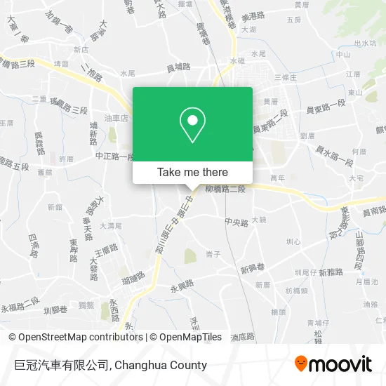 巨冠汽車有限公司地圖