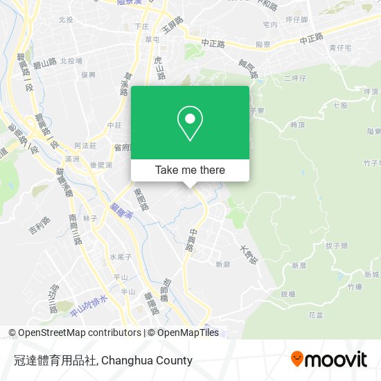 冠達體育用品社 map