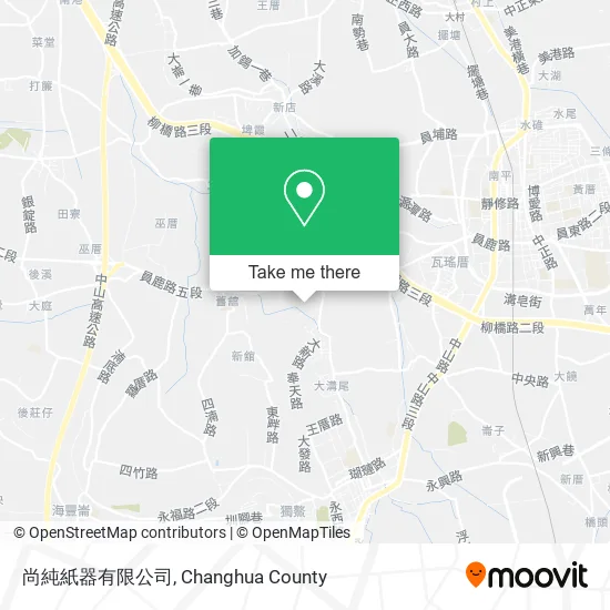 尚純紙器有限公司地圖