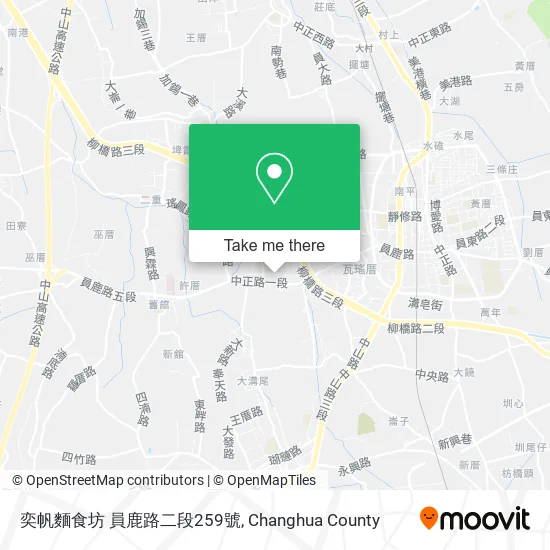 奕帆麵食坊 員鹿路二段259號 map