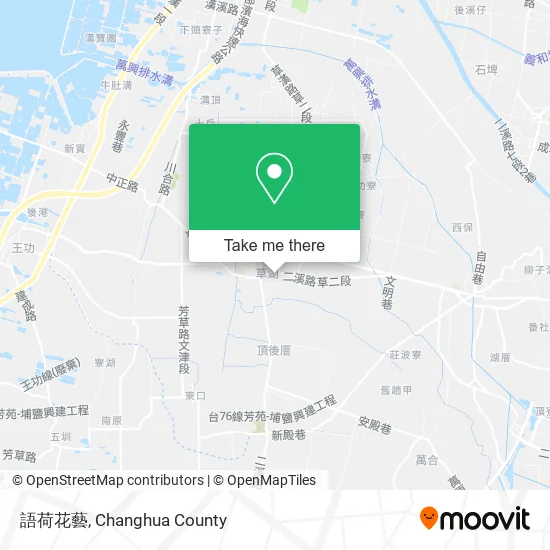 語荷花藝 map