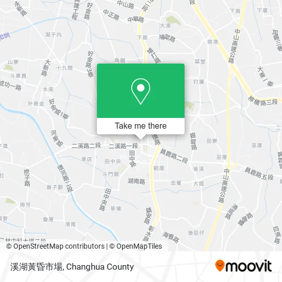 溪湖黃昏市場 map