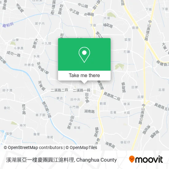 溪湖展亞一樓慶團圓江滬料理地圖