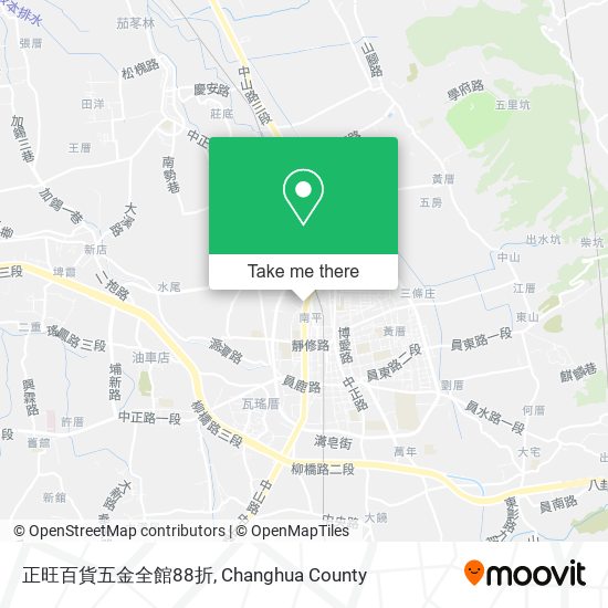 正旺百貨五金全館88折 map