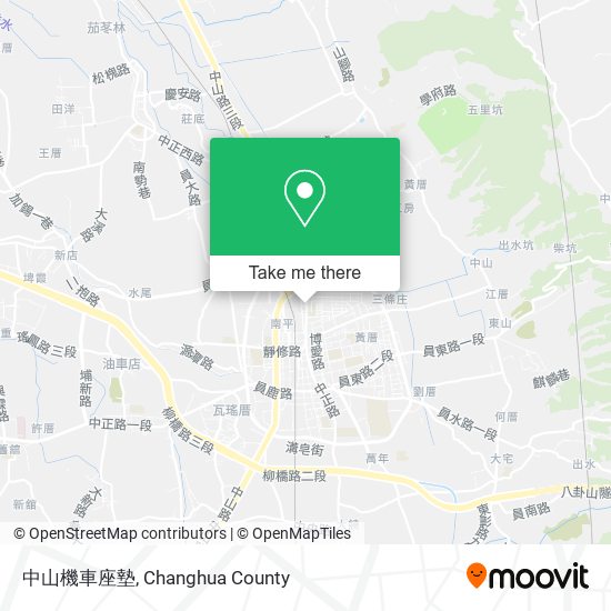 中山機車座墊 map
