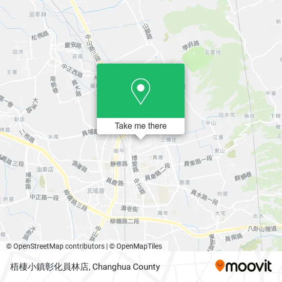 梧棲小鎮彰化員林店地圖