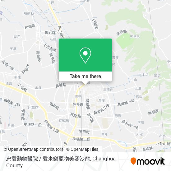 忠愛動物醫院 / 愛米樂寵物美容沙龍 map