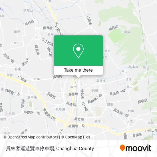 員林客運遊覽車停車場地圖