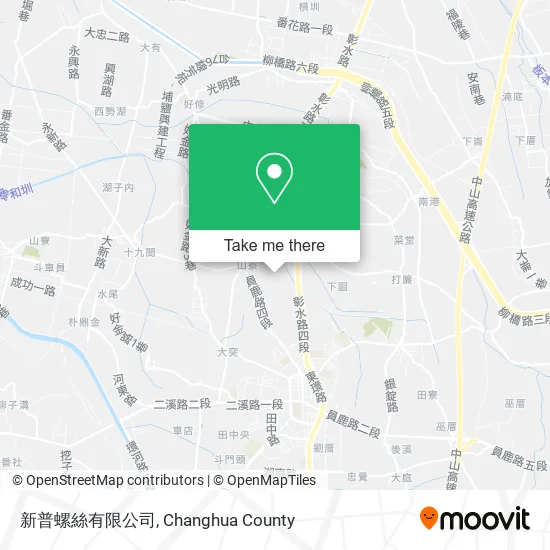 新普螺絲有限公司地圖
