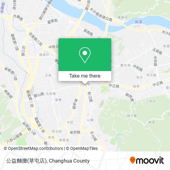 公益麵攤(草屯店) map