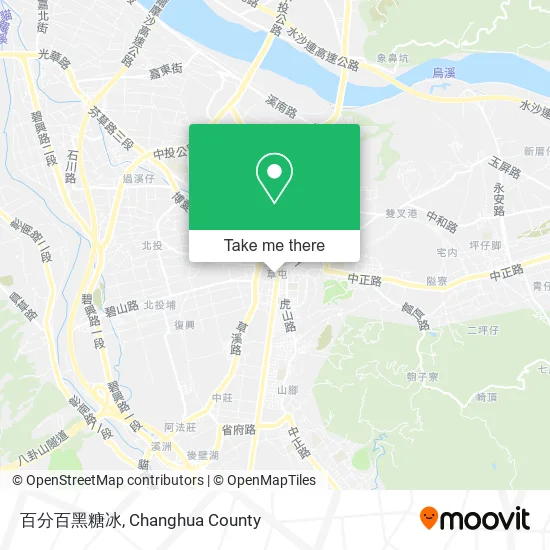 百分百黑糖冰 map