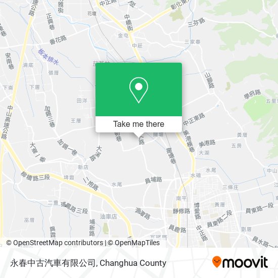 永春中古汽車有限公司 map