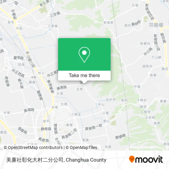 美廉社彰化大村二分公司地圖