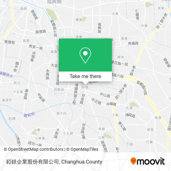 錏鎂企業股份有限公司地圖
