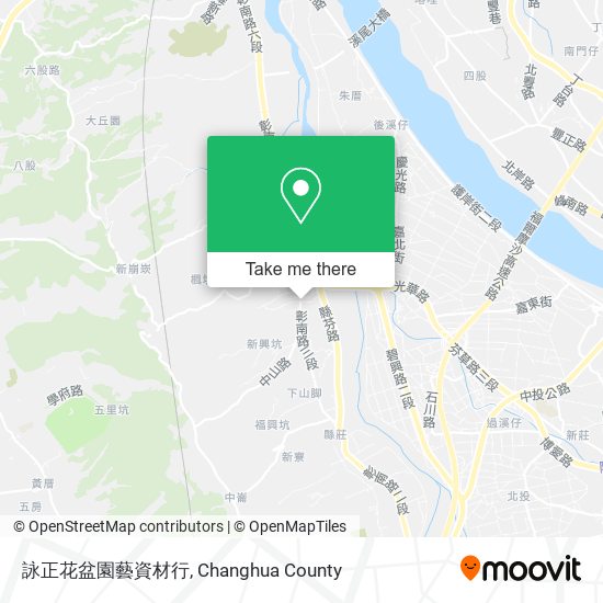 詠正花盆園藝資材行地圖