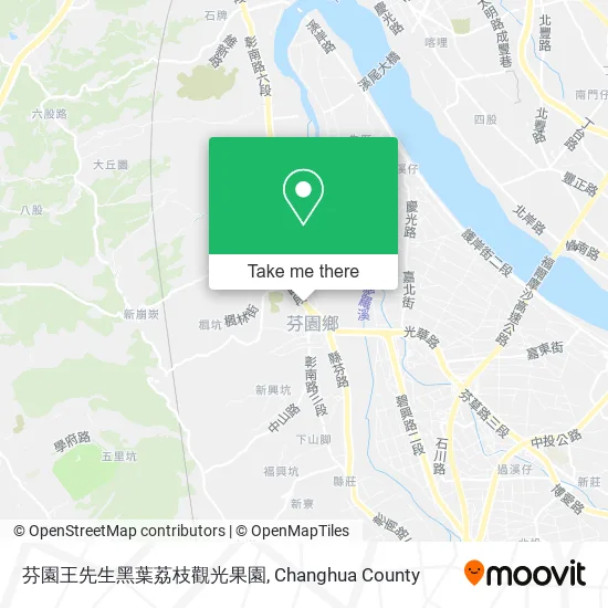 芬園王先生黑葉荔枝觀光果園 map