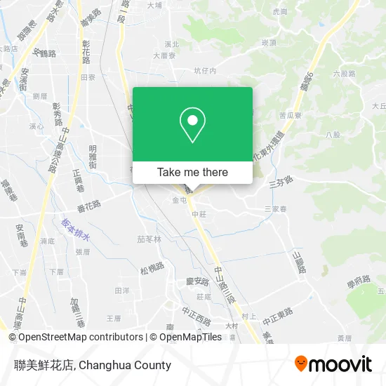聯美鮮花店地圖
