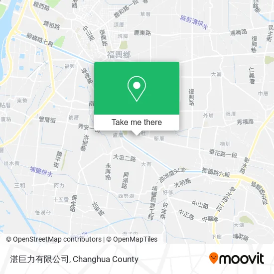 湛巨力有限公司 map