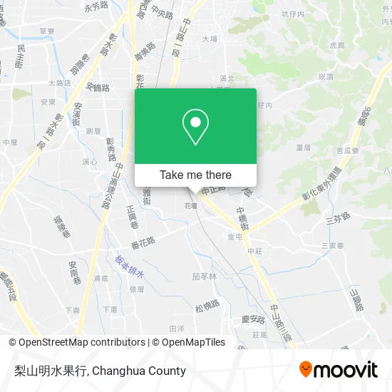 梨山明水果行地圖