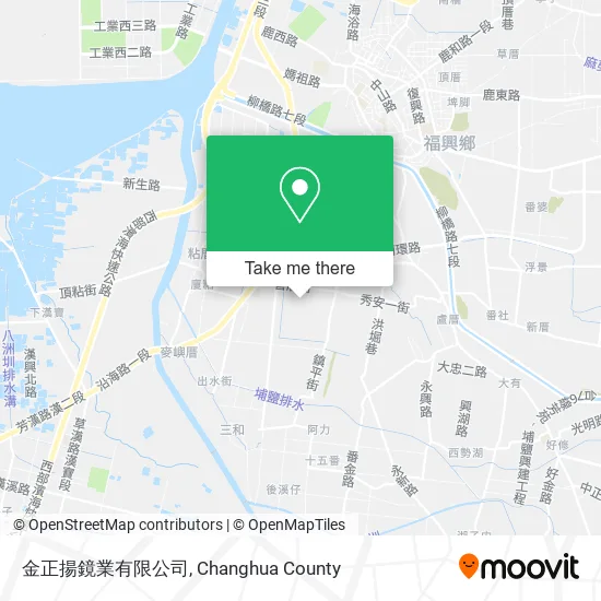 金正揚鏡業有限公司地圖