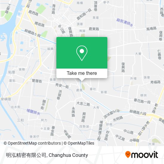 明泓精密有限公司 map