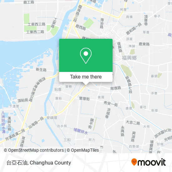台亞石油地圖