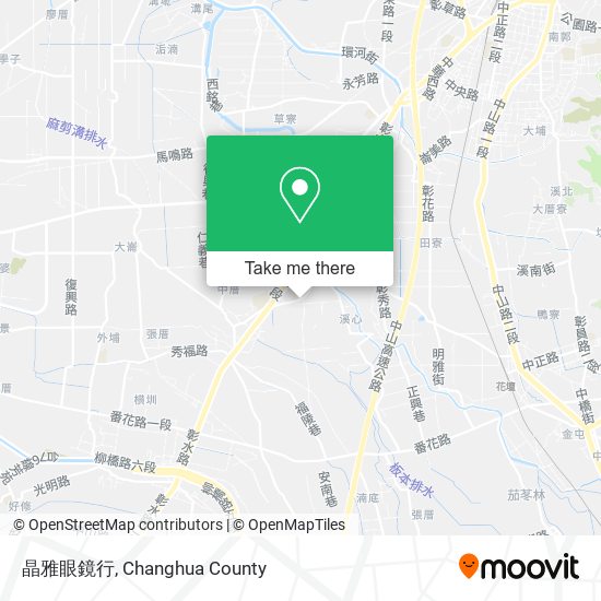 晶雅眼鏡行地圖