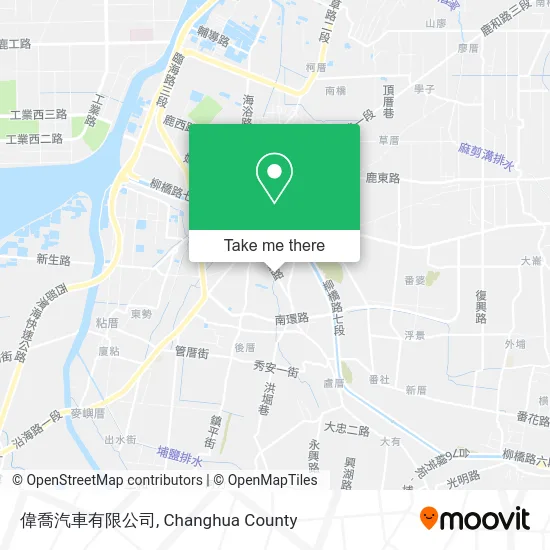 偉喬汽車有限公司 map