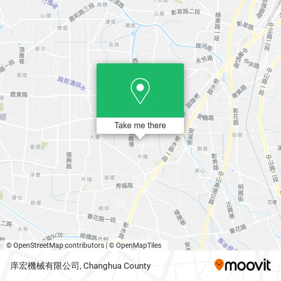 庠宏機械有限公司地圖