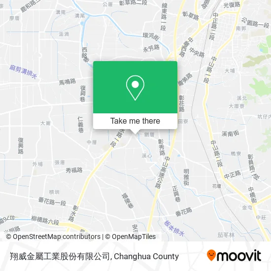 翔威金屬工業股份有限公司地圖