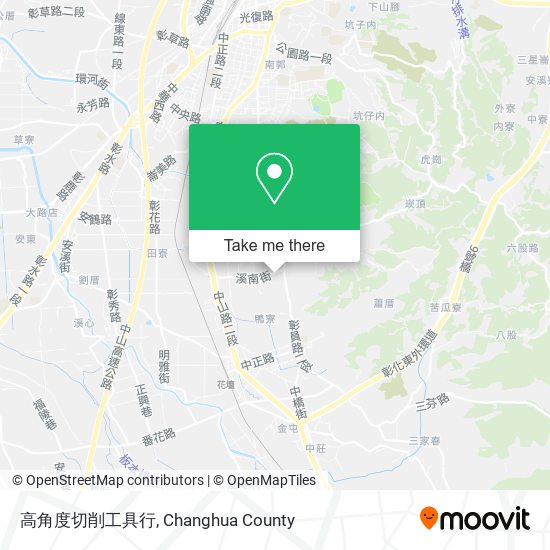 高角度切削工具行地圖