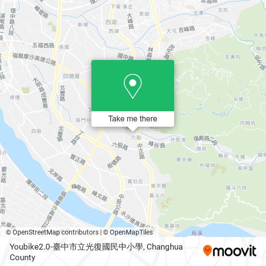 Youbike2.0-臺中市立光復國民中小學地圖