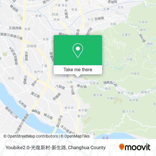 Youbike2.0-光復新村-新生路 map