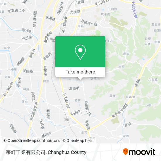 宗軒工業有限公司地圖