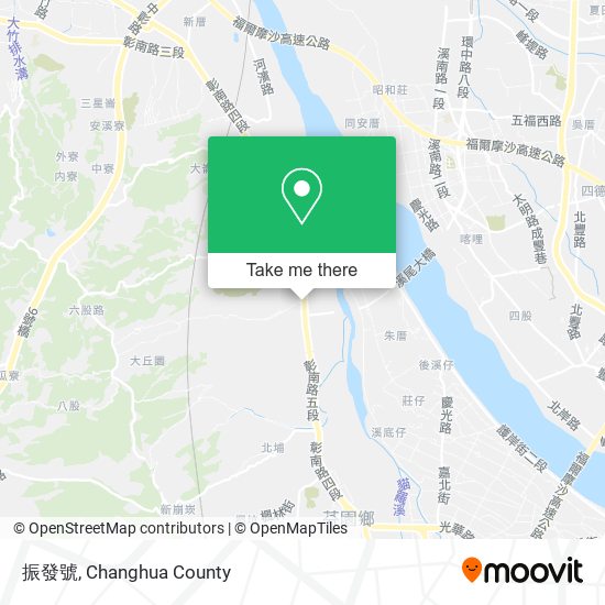 振發號地圖