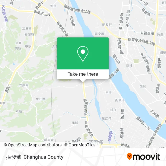 振發號 map