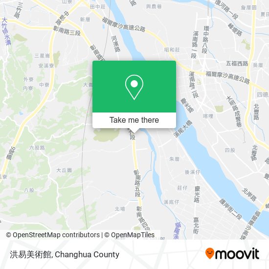 洪易美術館 map