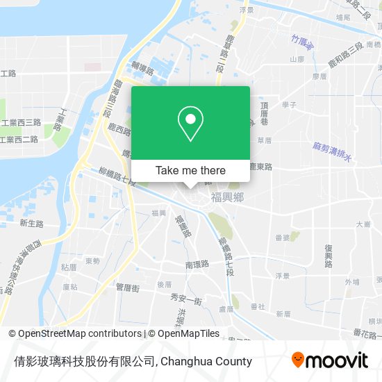 倩影玻璃科技股份有限公司地圖