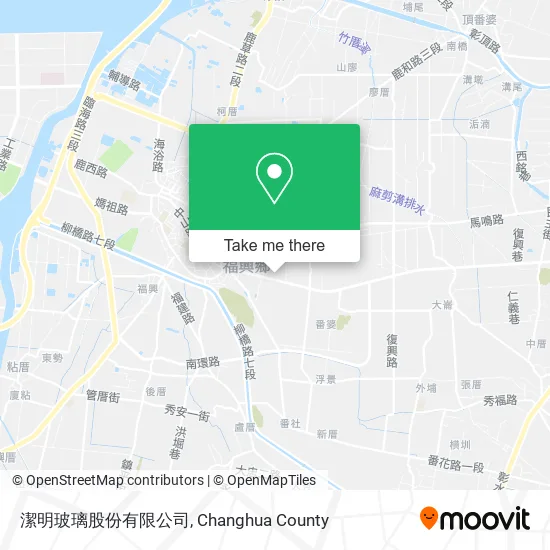 潔明玻璃股份有限公司地圖