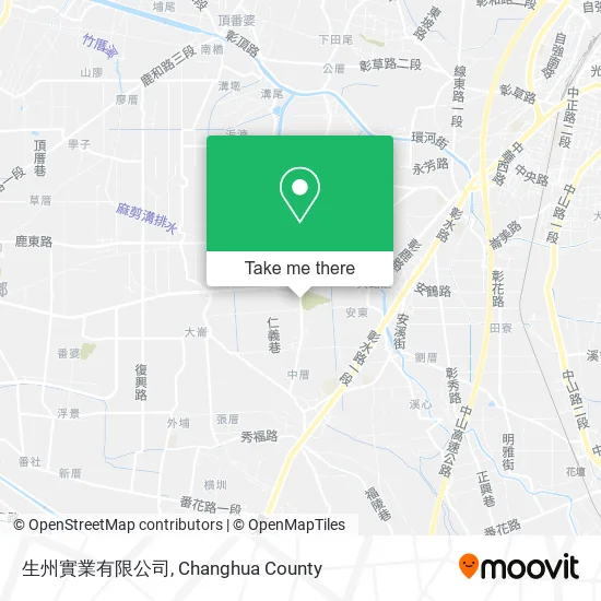 生州實業有限公司地圖