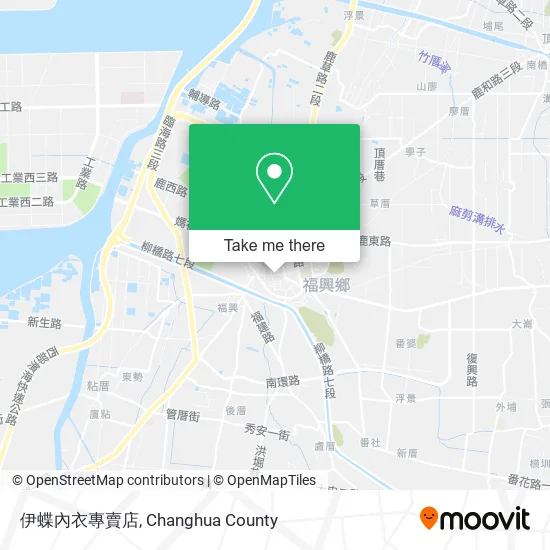 伊蝶內衣專賣店 map