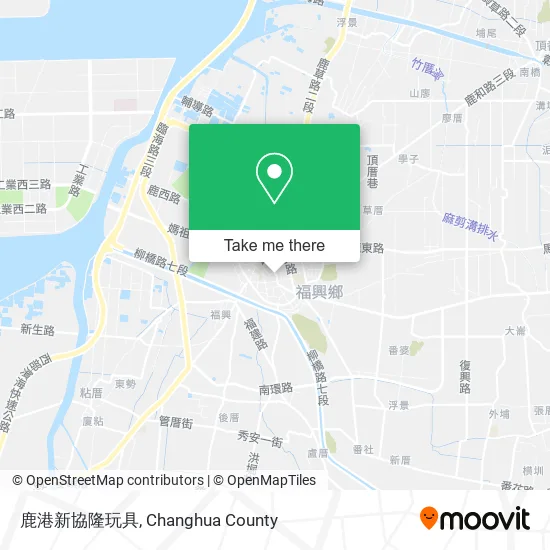 鹿港新協隆玩具地圖