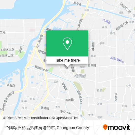 帝國歐洲精品男飾鹿港門市 map