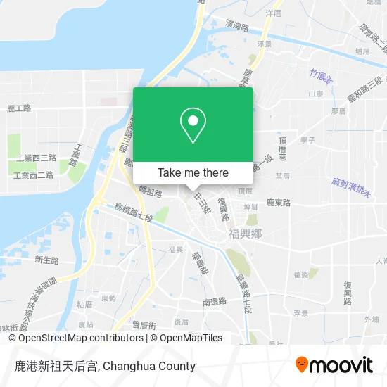 鹿港新祖天后宮 map