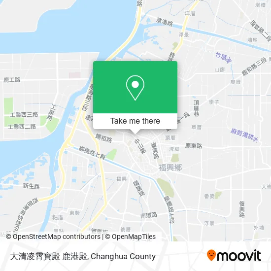 大清凌霄寶殿 鹿港殿 map