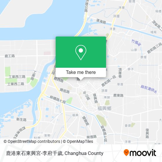 鹿港東石東興宮-李府千歲地圖