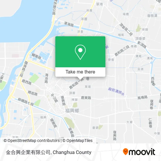 金合興企業有限公司 map