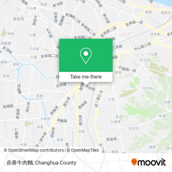 鼎番牛肉麵 map