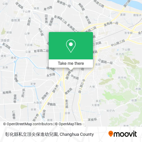 彰化縣私立頂尖保進幼兒園地圖