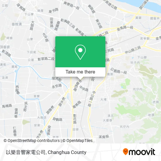 以樂音響家電公司地圖